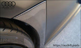Audi R8 2007-2015 Carbon Fiber Fender Lets (2PC)