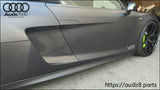 2-Piece Side Blades Vents In Carbon Fiber / Fits R8 Spyder V8 & V10 2009-2015