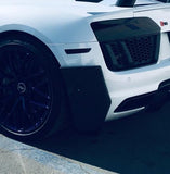 Rear Bumper Canards / Fits R8 Coupe & Spyder 2017-2018