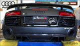 V10-Style Rear Diffuser Face-Lift / Fits R8 V8/v10 Coupe & Spyder 2013-2015