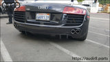 V8-Style Rear Diffuser / Fits R8 V8 Coupe & Spyder 2007-2012
