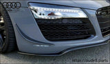 Front winglets carbon fiber Audi R8 Coupe Spyder V8 V10