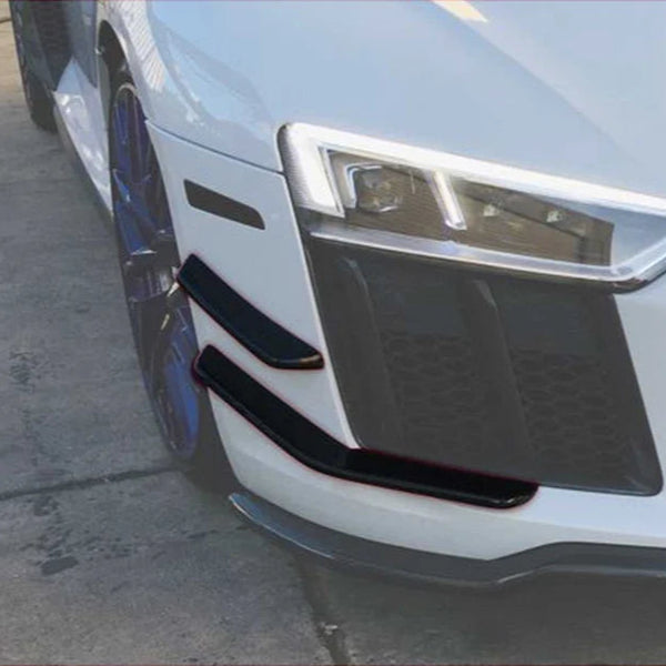Front Bumper Canards / Fits R8 Coupe & Spyder 2017-2018