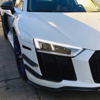Front Bumper Canards / Fits R8 Coupe & Spyder 2017-2018