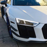 Front Bumper Canards / Fits R8 Coupe & Spyder 2017-2018