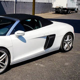 R8 Spyder Side Blades for Audi R8 2009-2015 in Carbon Fiber