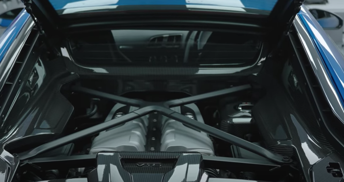 Audi R8 Engine Bay Carbon Fiber Kit 7-Piece | Audi R8 Gen 2 Parts