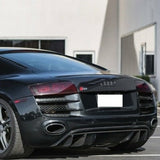 V10 rear diffuser with fins carbon fiber Audi R8 V10 2009-2012