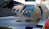 2-Piece Rear Engine Vents In Carbon Fiber / Fits R8 Spyder V8 & V10 2009-2015