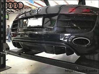 V10-Style Rear Diffuser With Fins / Fits R8 V10 Coupe & Spyder 2009-2012
