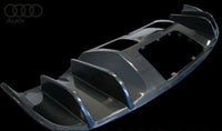 V8-Style Rear Diffuser / Fits R8 V8 Coupe & Spyder 2007-2012